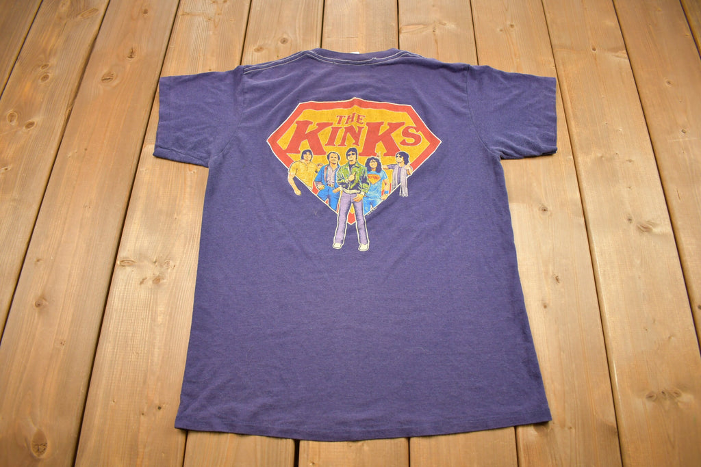 Vintage 1979 The Kinks Live In Concert Band T-shirt