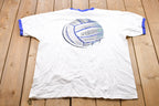 Vintage 1997 Speedo Volleyball Graphic Ringer T-Shirt