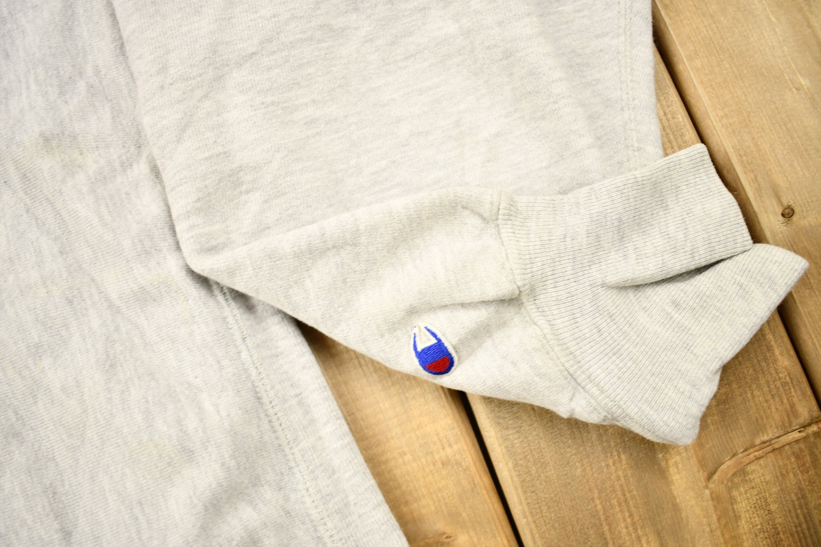 Vintage 1980s Michigan State University Champion Reverse Weave Warmup Crewneck