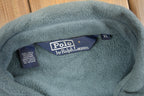 Vintage 1990s Polo Ralph Lauren Zip Up Polartec Fleece Sweater