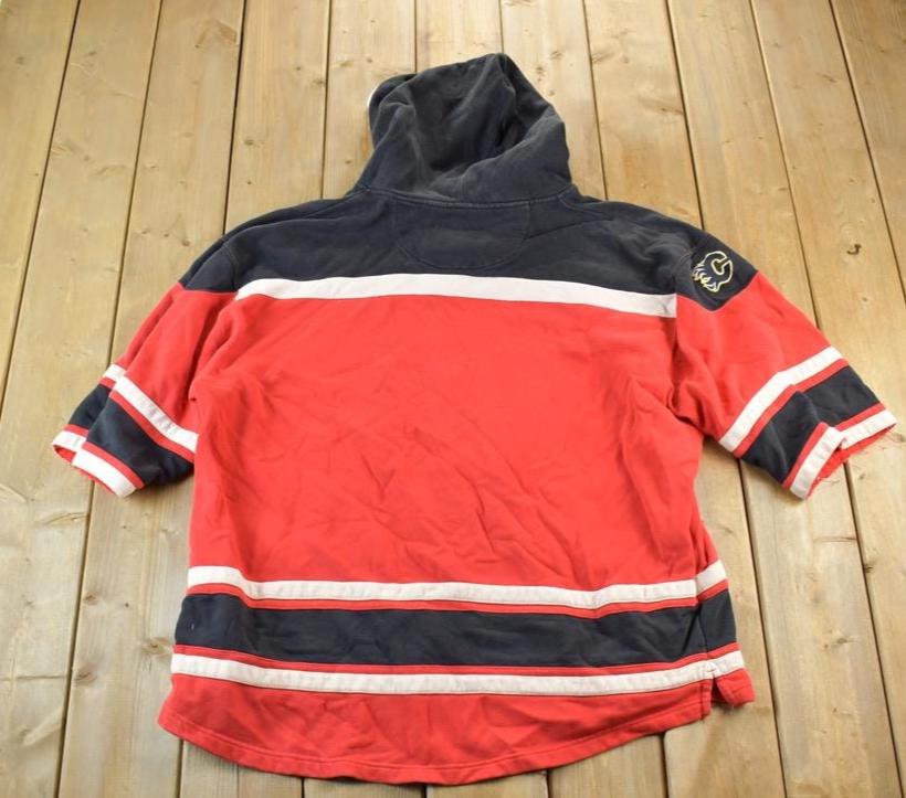 Vintage 1990s Calgary Flames Old Time Hockey Hoodie Crewneck Sweatshirt