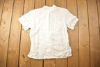 Vintage 1990s Tess Petite Blank Button Up Shirt