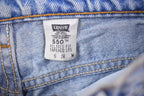 Vintage 1990s Levi's 550 Red Tab Light Wash Jeans Size 26 x 29