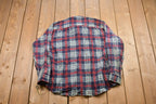 Vintage 1990s Open Trails Plaid Button Up Shirt