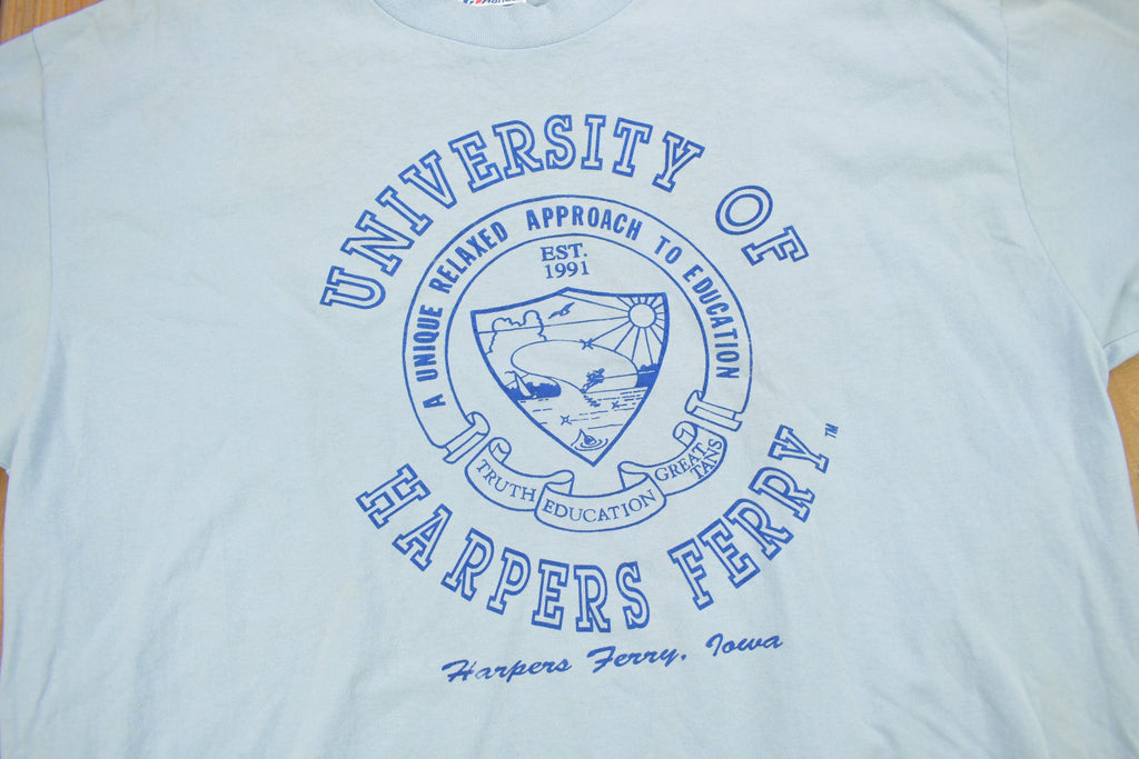Vintage 1990s University Of Harpers Ferry Collegiate T-Shirt
