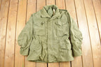 Vintage 1976 Military Army Sateen Field Jacket
