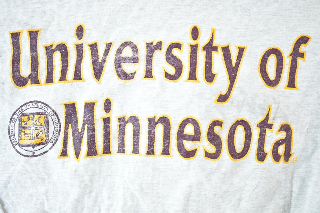 Vintage 1990s Jansport University Of Minnesota Collegiate Long Sleeve T-Shirt Mens L  Made IN USA  NCAA Tee  Americana  Sportswear