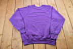 Vintage 1990s Purple Blank Crewneck Sweatshirt