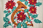 Vintage 1990s Southern Lady Flowers Tuba Knitted Sweater