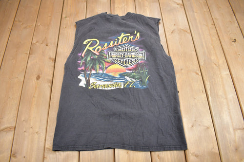 Vintage 1997 Rossiter's Harley Davidson Sarasota Florida T-Shirt