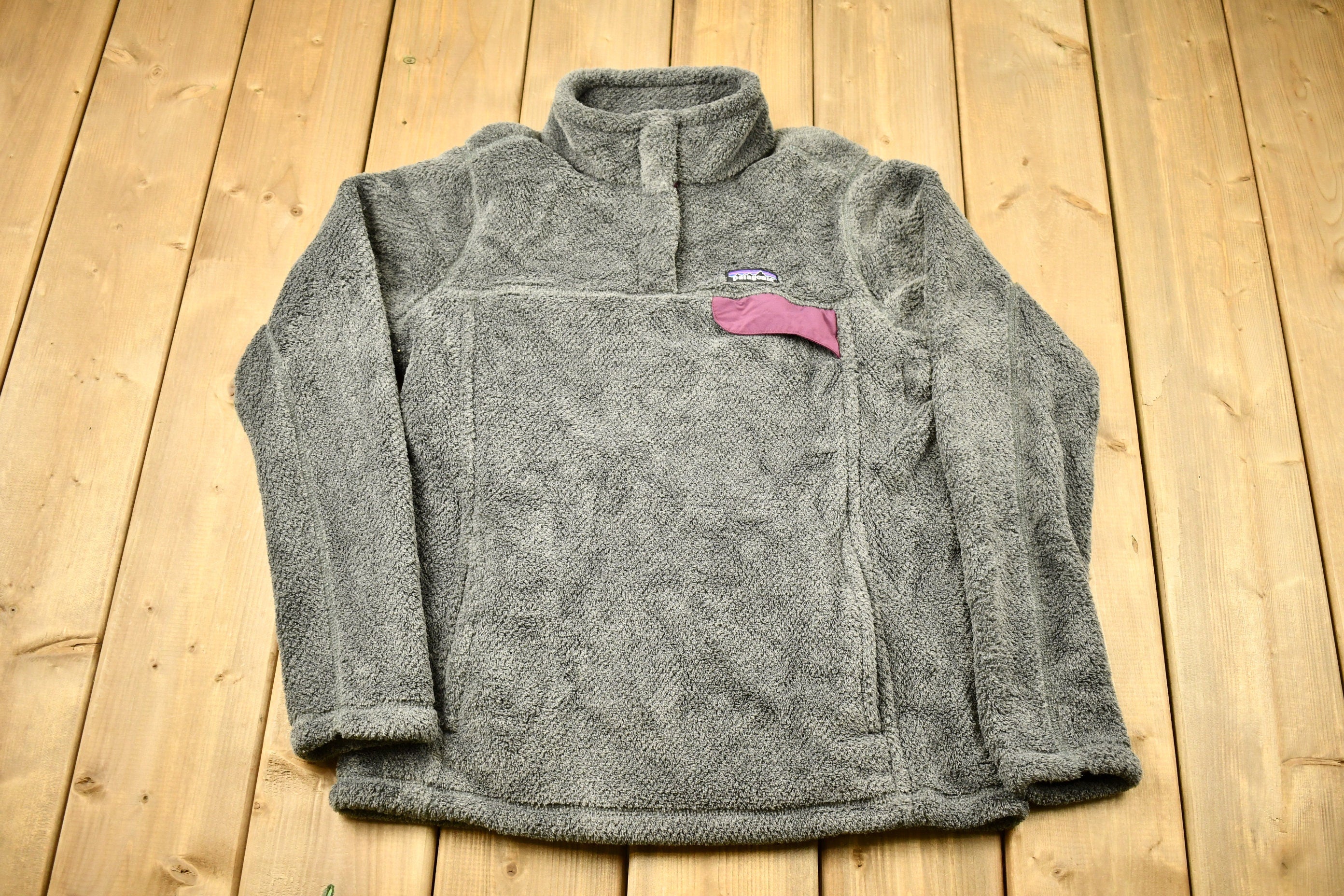 Vintage Patagonia T-Snap Fleece Women's Sweatshirt