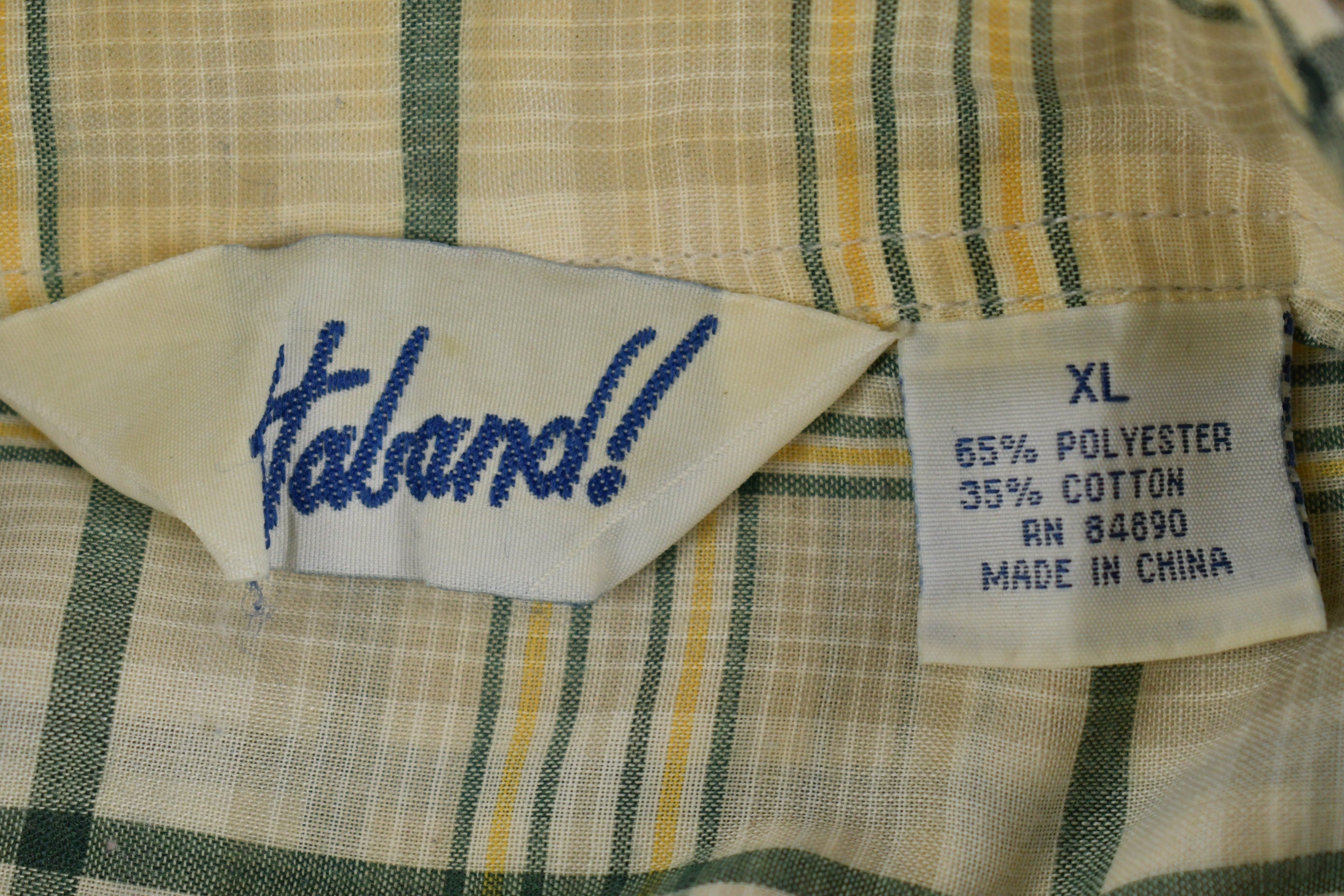 Vintage 1990s Plaid Short Sleeve Button Up Shirt