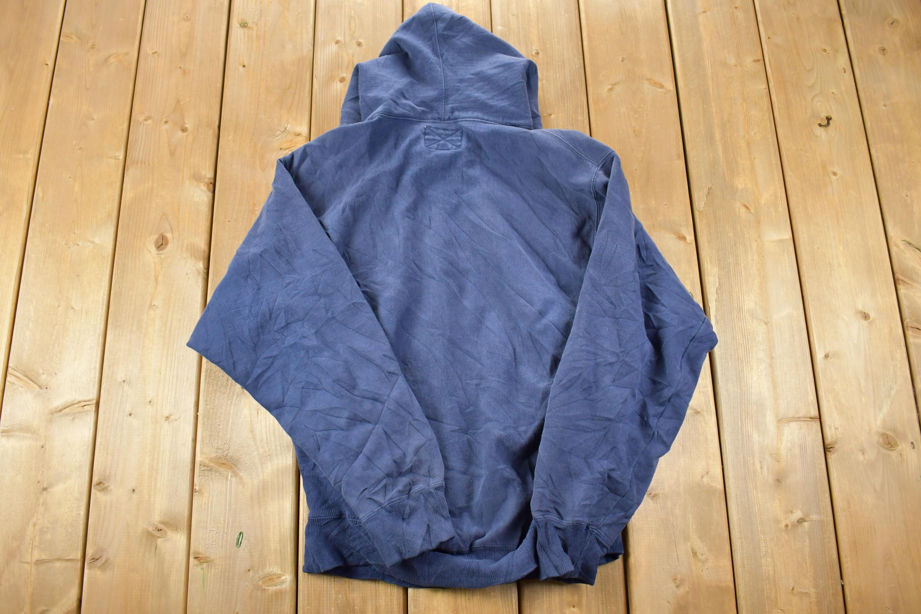 Vintage 1990s Notre Dame Steve And Barry's University Collegiate Cross Grain Hoodie