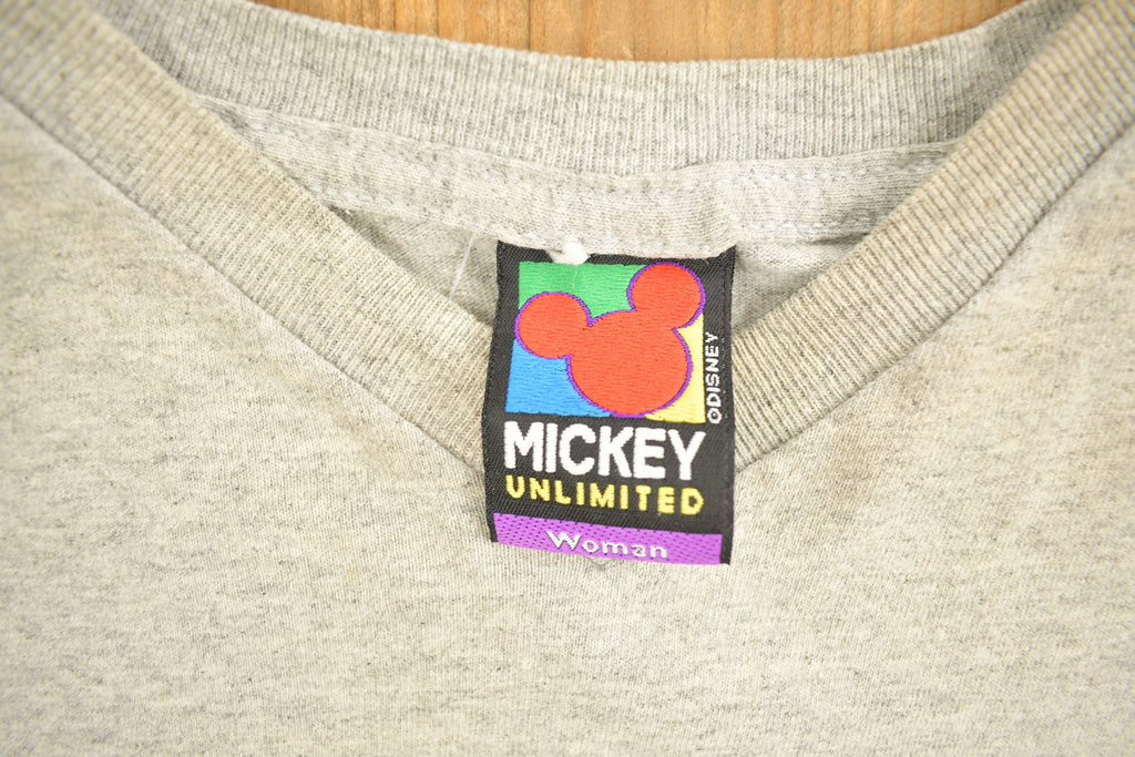 Vintage 1990s Disney Mickey Mouse Cartoon Promo T-Shirt  90s Graphic Tee  Vintage Mickey Mouse  Made In USA  90s Disney Tee