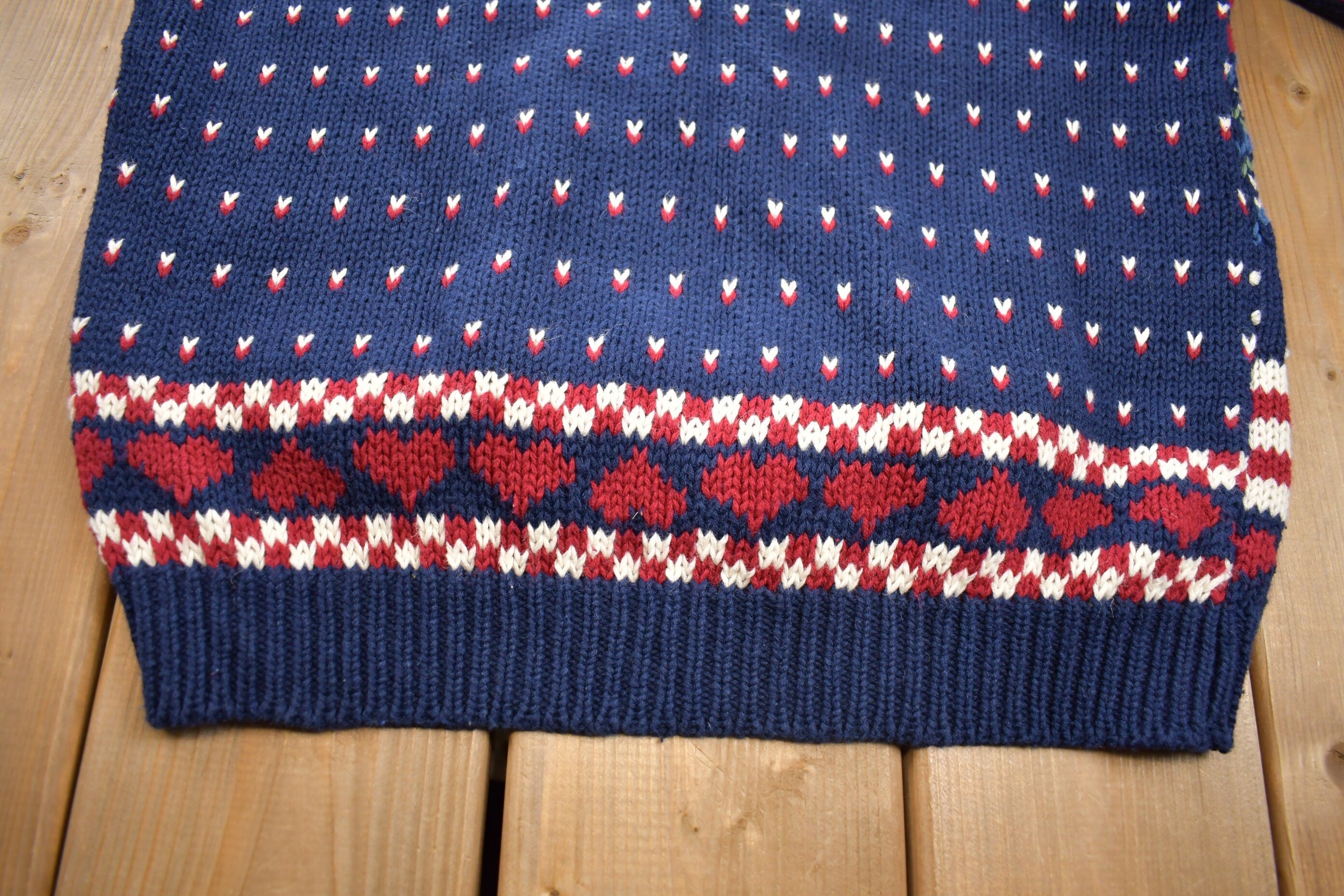 Vintage 1990s USA Button Up Knit Sweater