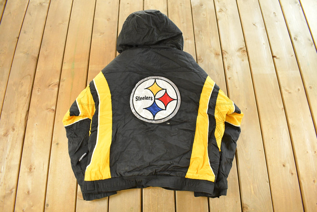 Vintage 1990s Pittsburgh Steelers Starter NFL Anorak Jacket Men's Medium
