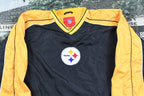 Vintage 1990s Pittsburgh Steelers NFL Pullover Windbreaker