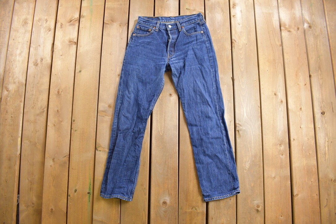 Vintage 1990s Levi's 501 Red Tab Denim Jeans Size 28 x 28