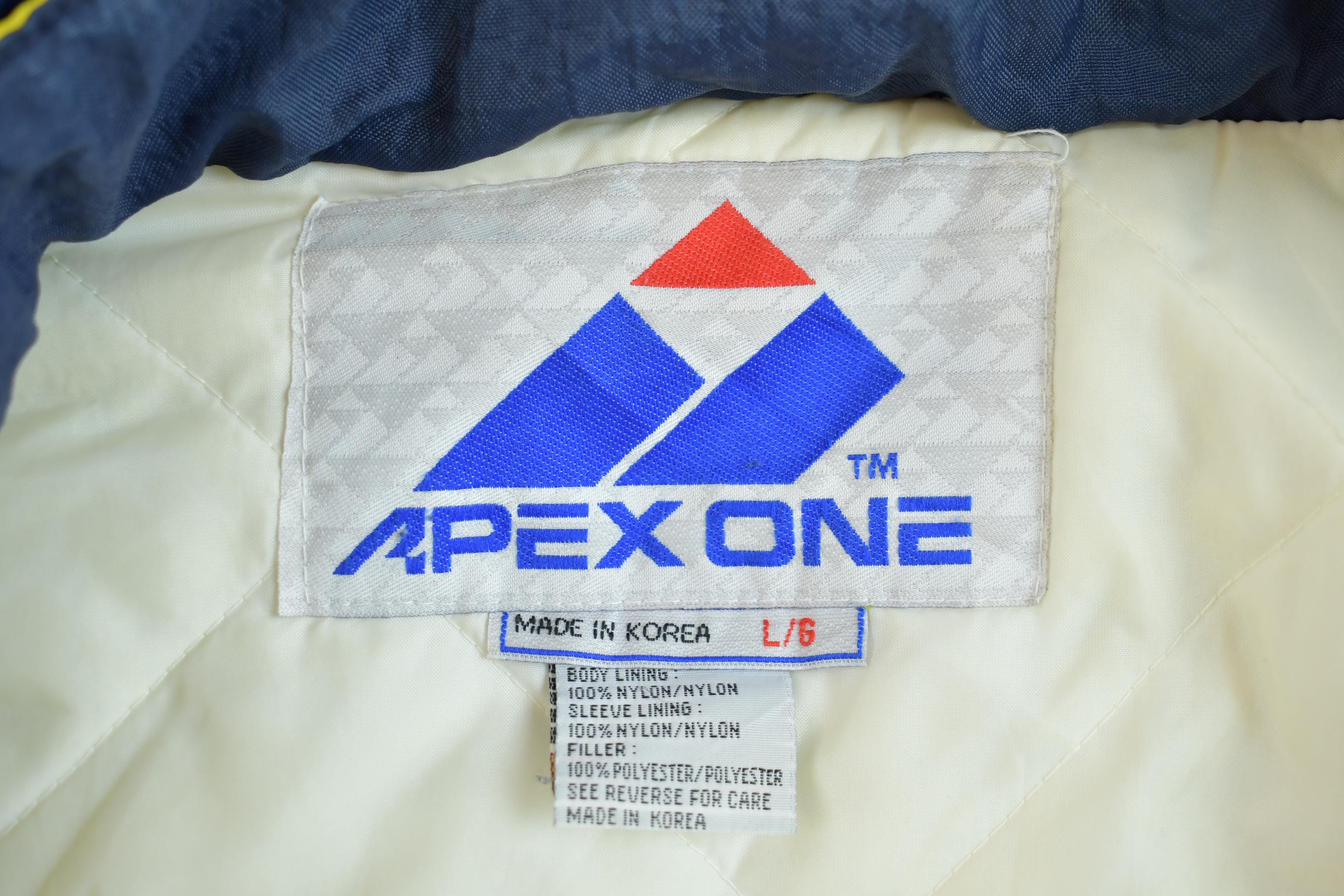 Vintage 1990s Apex One University of Notre Dame Fighting Irish Collegiate Puffer Jacket