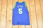Vintage 1990s Champion Dallas Mavericks Jason Kidd NBA Jersey Youth L