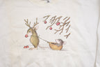 Vintage 1990s Rudolph Mouse Reindeer Cute Christmas Sweater
