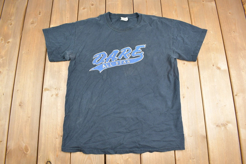 Vintage 1990s D.A.R.E. All Star Graphic T Shirt