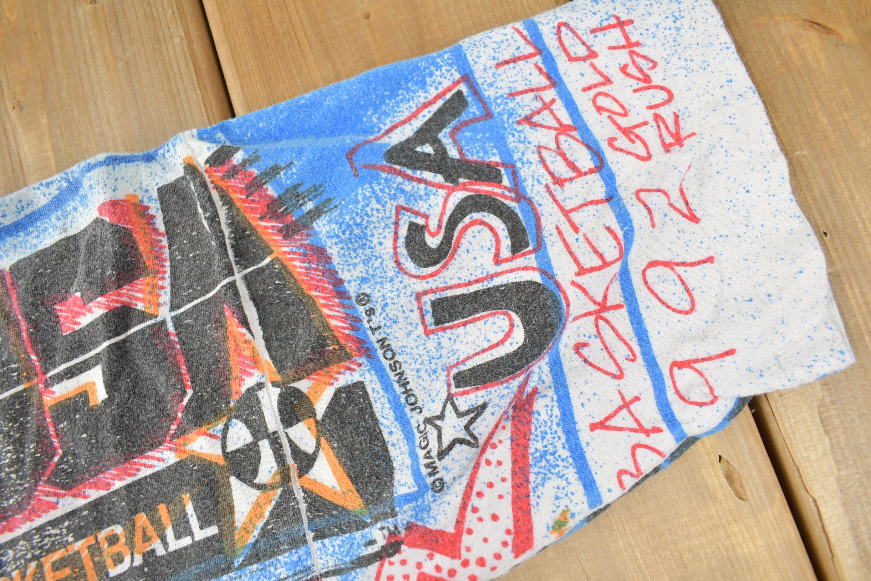 Vintage 1990s Team USA Basketball All Over Print T-Shirt