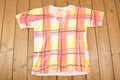 Vintage 1990s Cherokee Neon Plaid Souvenir T-Shirt Men's L