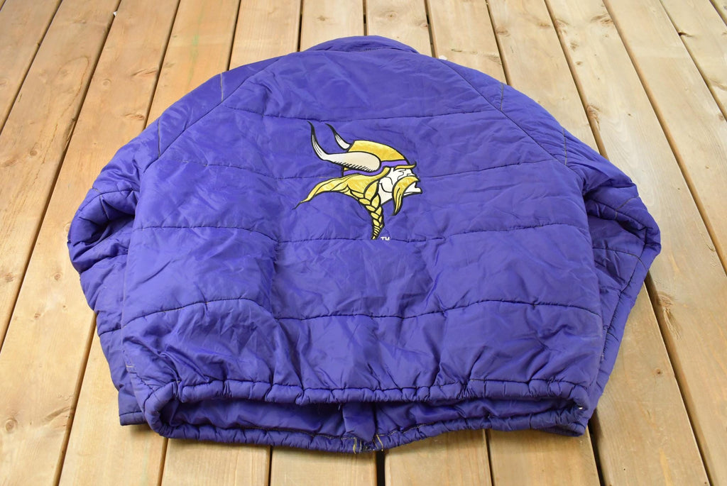Vintage 1990s Minnesota Vikings NFL Game Day Jacket Men's XL