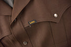 Vintage 1970s Lee Western Style Pearl Snap Button Up Shirt Made in USA Size XL
