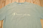 Vintage 1990s Champion Teal Crewneck Sweatshirt