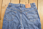 Vintage 1990s Levi's 550 Red Tab Jeans Size 36 x 32