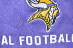 Vintage 1990s Minnesota Vikings NFL Lee Sport Heavy Cotton Crewneck Sweatshirt / Made In USA / Football / Embroidered Sportswear / Americana