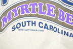 Vintage 1990s Myrtle Beach South Carolina Crewneck Sweatshirt / 90s Crewneck / Souvenir Sweater / Streetwear / Travel And Vacation / 1999