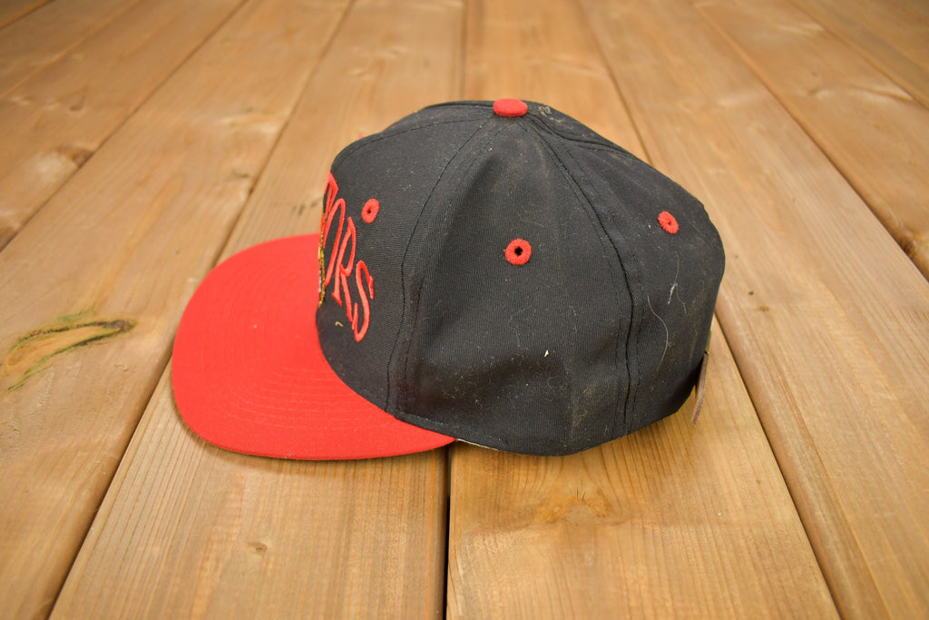 Vintage 1990s Ottawa Senators NHL The Game Strap Back Hat