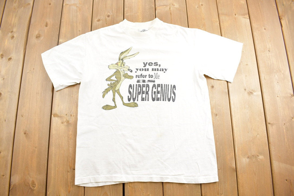 Vintage 1990s Looney Tunes Road Runner Promo T-shirt / Vintage Movie Tee / Made In USA / Single Stitch / Rare Vintage