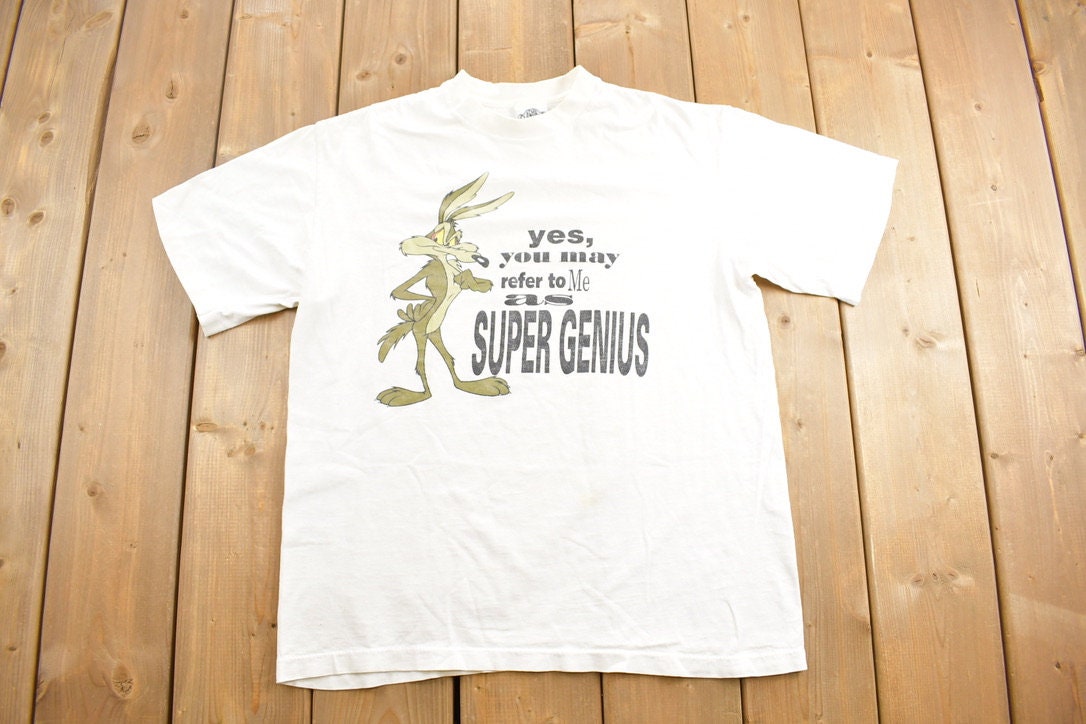 Vintage 1990s Looney Tunes Road Runner Promo T-shirt / Vintage Movie Tee / Made In USA / Single Stitch / Rare Vintage
