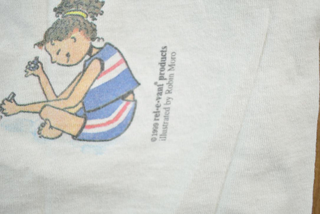 Vintage 1990s Slumber Party Oversized AOP Souvenir Single Stitch Graphic Print T-Shirt Made In