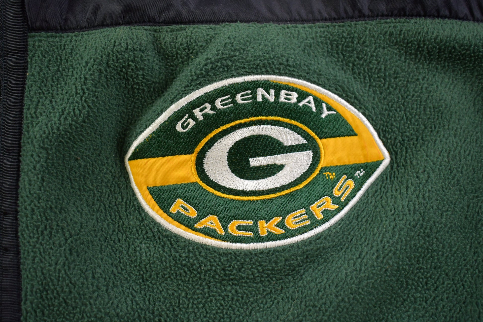 Vintage 1990s Green Bay Packers Mirage NFL Zip Fleece Jacket / Sportswear / 90s Packers Jacket / Streetwear / Athleisure / Hiking / 90s NFL
