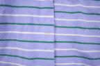 Vintage 1980s Striped Quarter Zip Up Long Sleeve Shirt