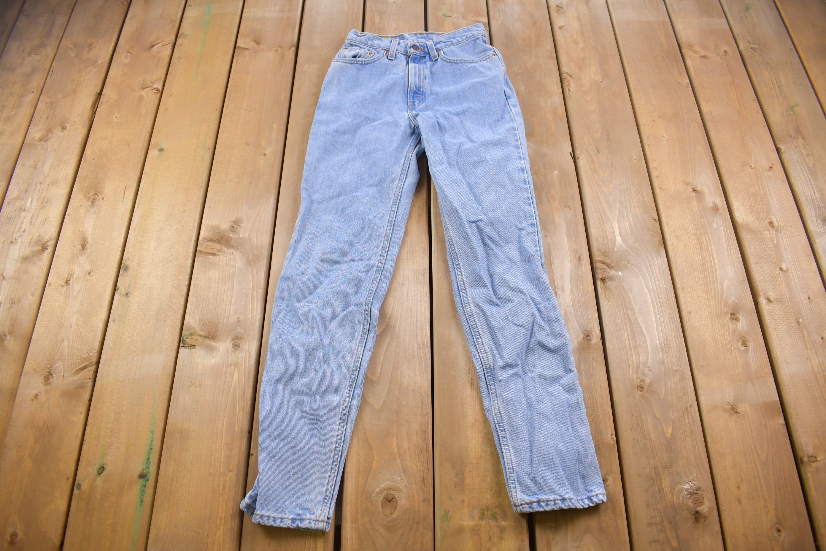 Vintage 1990s Levi's 512 Red Tab Blue Jeans Size 24 x 29