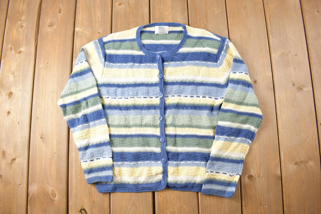 Vintage 1990s Knitted Cardigan Sweater