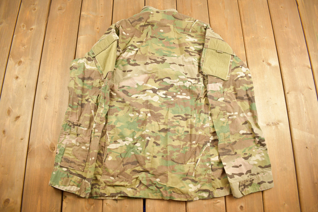 Vintage 2001 Military Desert MultiCamo Insect Repellent Field Jacket