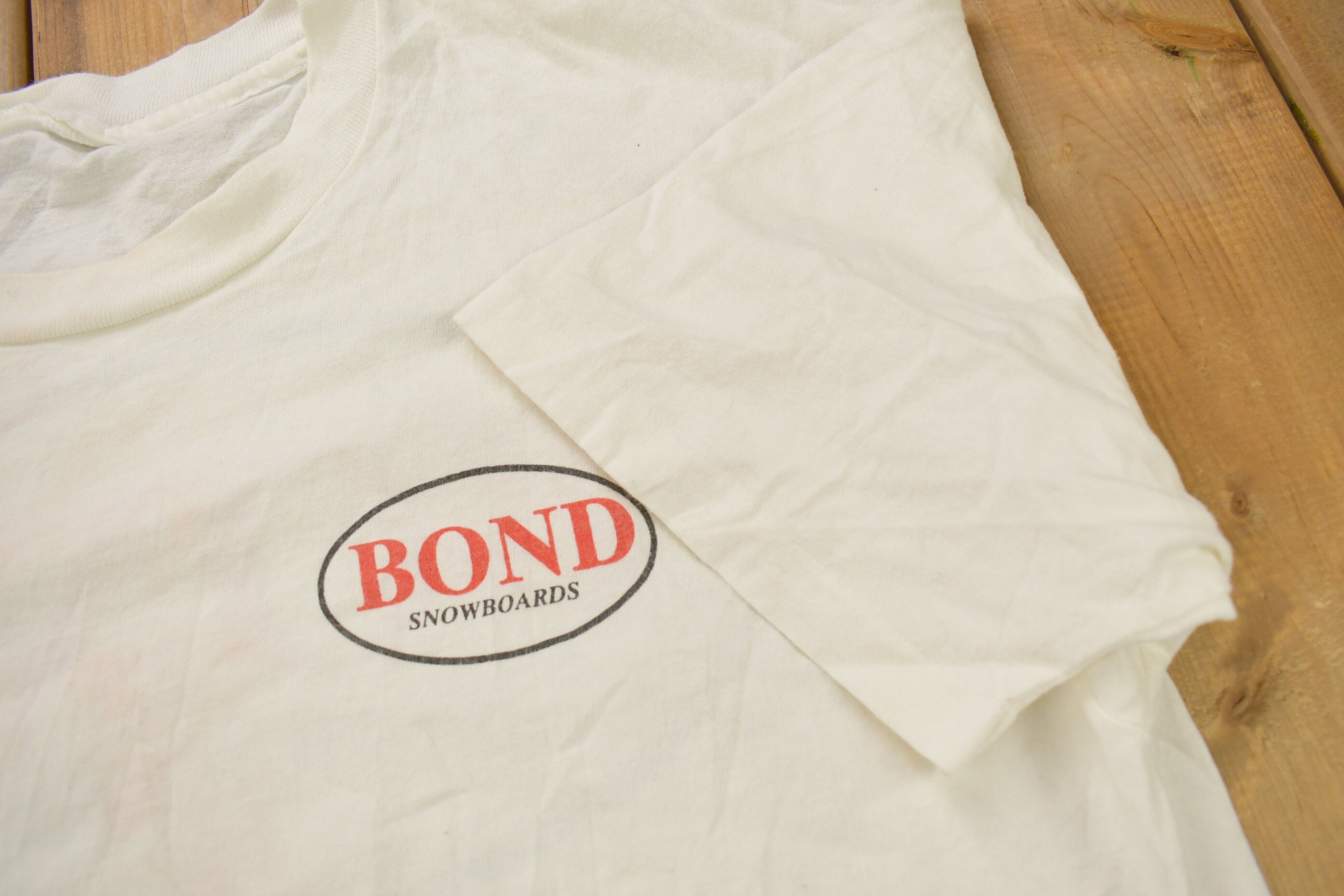 Vintage 1990s Bond Snowboards Graphic T Shirt