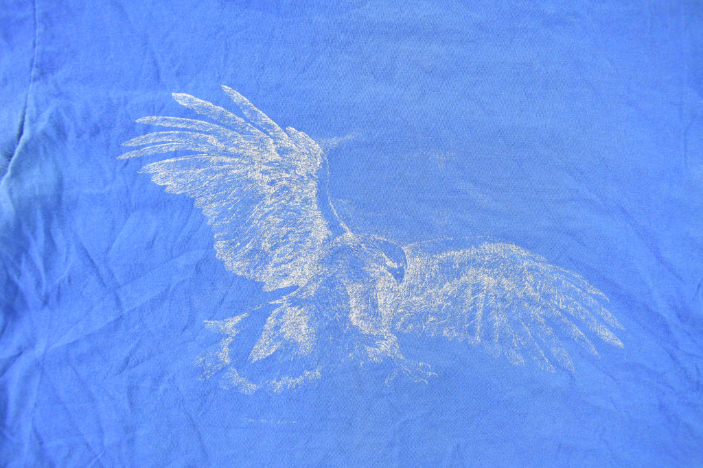 Vintage 1980s Bald Eagle Distressed Graphic T-Shirt Men's Medium