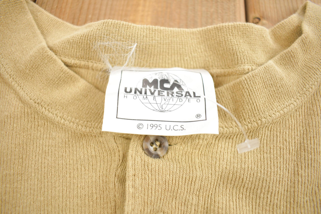 Vintage 1990s Water World Embroidered MCA Universal Blank Button Up Shirt