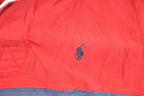 Vintage 1990s Polo By Ralph Lauren Striped Quarter Button Up Shirt Mens M