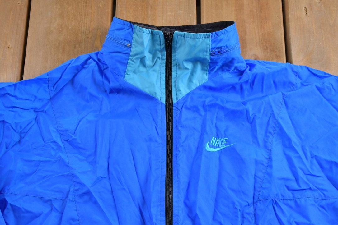 Vintage 1990s Nike Color Block Windbreaker Jacket