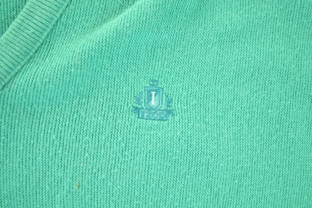 Vintage 1990s Izod Knit V Neck Sweater Men's XL