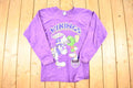 Vintage 1993 Vikings Bugs Bunny Marvin The Martian NFL Cartoon Crewneck Sweatshirt Men's S